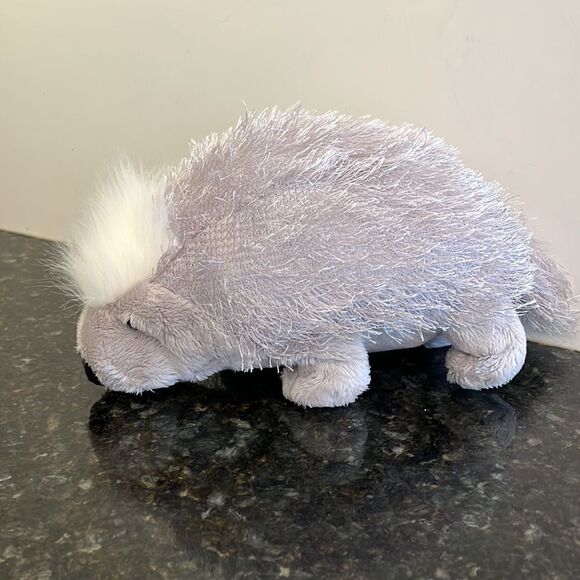Ganz Plush Porcupine Small Gray White Webkinz Cute Stuffed Animal Fuzzy,… - Picture 3 of 7